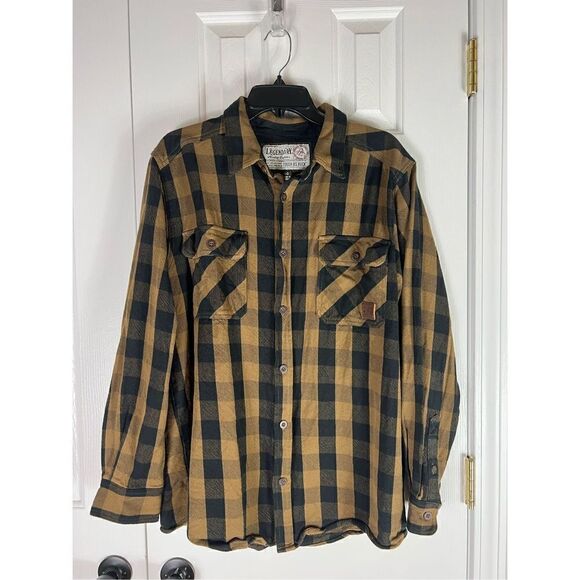 Legendary Tough As a Buck Mens Button Up Shirt L - Picture 1 of 5